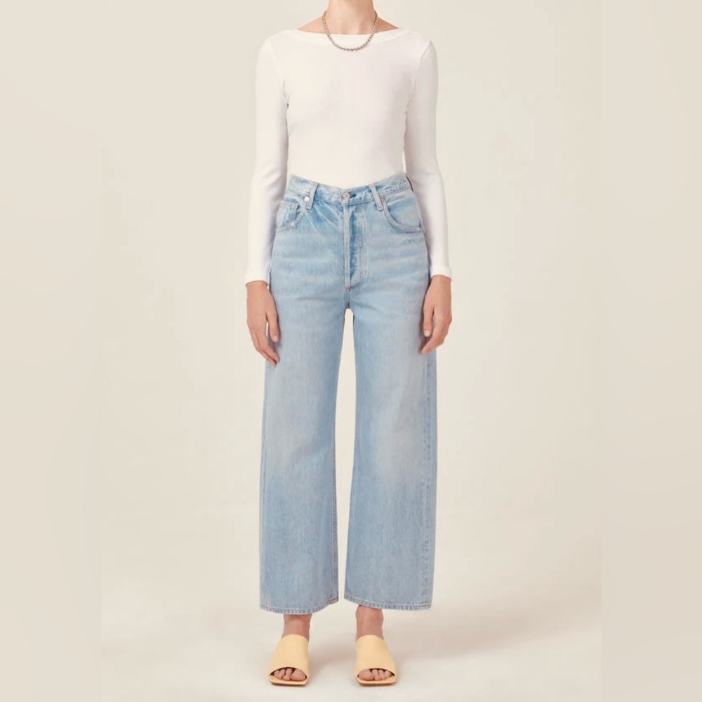 NWT Citizens of Humanity Gaucho Vintage Wide Leg Jeans Pants in Enigma Size 26